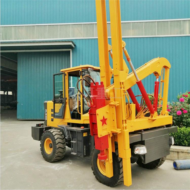 供應(yīng)馬路護(hù)欄打樁機(jī)，波形護(hù)欄鉆孔機(jī)